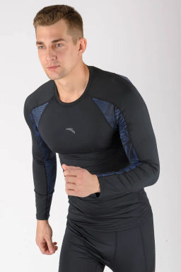 Футболка компрессионная д/р Чёрный