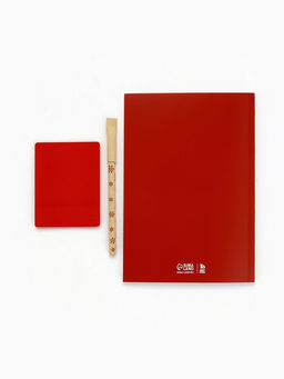 Подарочный набор новогодний, ежедневник, блок бумаги и ручка «Тепла»