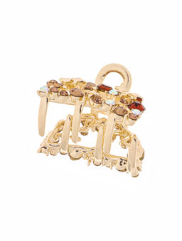 Цена за 6 шт. Крабик для волос «Селена галант», дуга, 3 см, золото