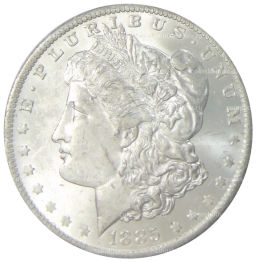 1 доллар 1885 года O США Доллар Моргана