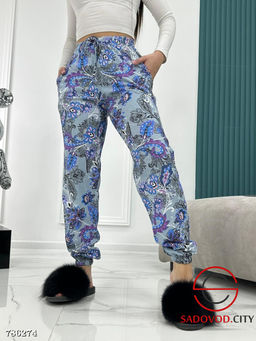 Штаны домашние с принтом