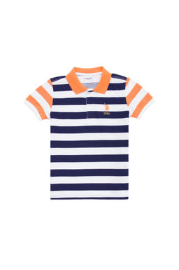 U. S. Polo Assn Темно-синяя футболка с воротником-поло для мальчика - U.s. polo assn фото 10