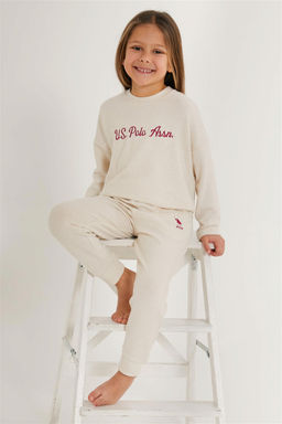 U. S. Polo Assn Кремовый пижамный комплект для девочки - U.s. polo assn фото 7
