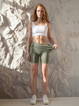 Велосипедки женские цвета хаки 240_1Kh - Mtforce фото 6