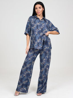 087 ЖЕНСКИЙ КОСТЮМ (брюки) (Голубой) - А-дина фото 2