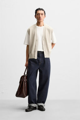 RIBBON KNIT WAISTCOAT