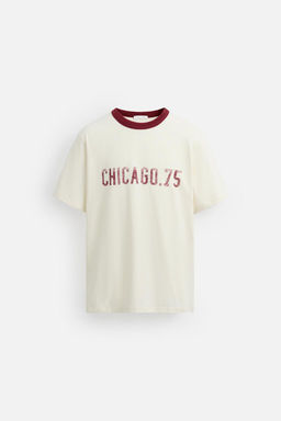 VINTAGE-EFFECT PRINTED T-SHIRT - Zara фото 6