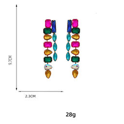 Серьги длинные на гвоздиках арт. 13 1650 (id 267292) - Rada фото 3