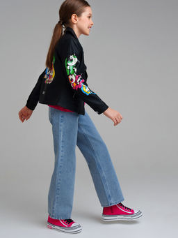 PlayToday / Куртка из экокожи для девочки  фото 3