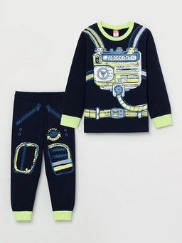CRB wear/CSKB 50020-41 Комплект для мальчика (джемпер, брюки), темно-синий/Ex.Cherubino