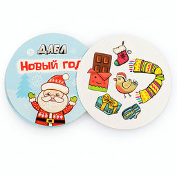 Игра настольная Дабл "Новый год" (20 карточек)