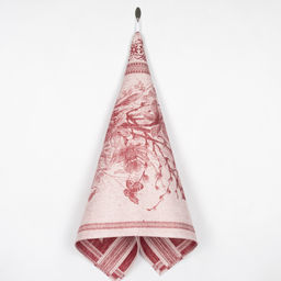 7с-128ЯК 50*70 Полотенце Весна цв. (0 п/4.4 п) бордо