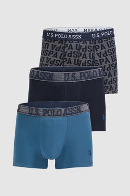 Erkek Lacivert 3l_ Boxer Tak_m_