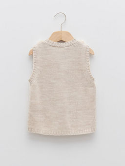 Bisiklet Yaka K?z Bebek Triko Yelek - Waikiki фото 2