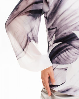 Блузка с шифоновым рукавом реглан 71.5.1 - Sahar art lab фото 4