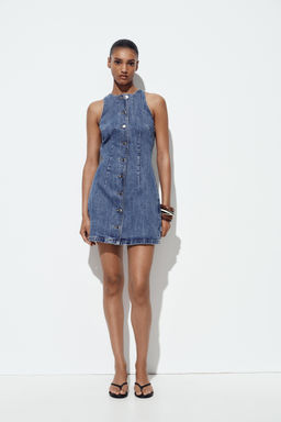 Z1975 DENIM MINI DRESS - Zara фото 9