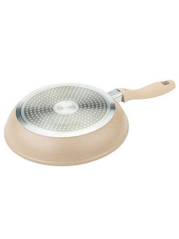 Сковорода с крышкой 22х5 см (1,6 л) с АПП, цвет: кремовый/золотой, арт. 5050-CRM/GD-22. - D.L.K. фото 5