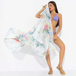 Парео из лёгкой ткани Навстречу приключениям (flower) - Charutti фото 6