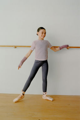 CAMISETA DOBLE BALLET / Rosa - Zara фото 5