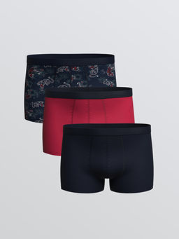 Standart Kal?p Pamuklu Esnek Erkek Boxer 3l?