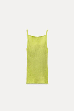 BASIC RIBBED KNIT TOP - Zara фото 8