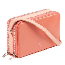 Итальянская женская сумка кросс-боди DuDu Bags серии Ines | розовый фламинго