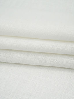 Крапива Рами (Ramie)-диагональ, цв.Белый, ш.1.4м, крапива-100%, 230гр/м.кв - Купава фото 6