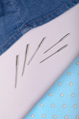 Иглы для быт. шв. машин Gamma NJ № 90 для джинсы 5 шт в блистере №90