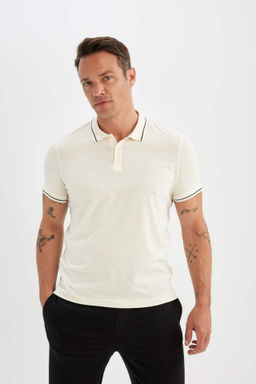 Modern Fit K?sa Kollu Polo Tisort - Defacto фото 3