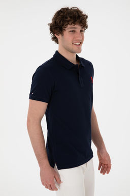 Erkek Slim Fit Polo Yaka Koyu Lacivert Basic Ti__rt Sepette S_rpriz _ndirim - U.s. polo assn фото 10
