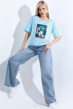 Футболка Нереально крутая, блю - Dstrend фото 9