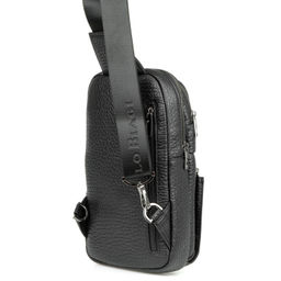 Мужская кожаная сумка-слинг - Barcelo biagi фото 3