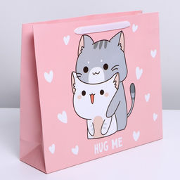 Пакет ламинированный Киса, M 30 26 9 см