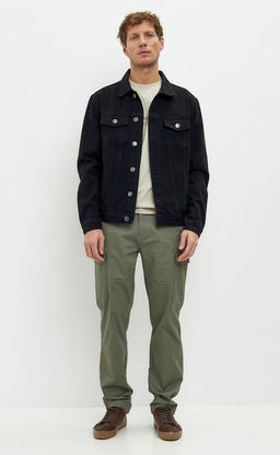 Куртка джинс P011-1336 black