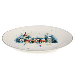 БЛЮДО ОВАЛЬНОЕ AGNESS С НОВЫМ ГОДОМ! 31,5*25,5*3 СМ  фото 4
