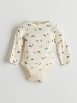 Bask?l? Erkek Bebek ??t??tl? Body 3l?