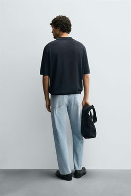 REGULAR STRAIGHT-LEG JEANS - Zara фото 3