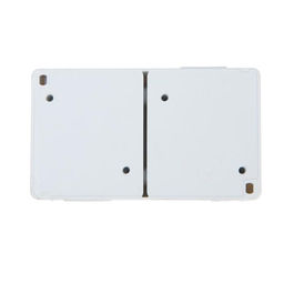 Розетка двухместная, 16 А, уличная, накладная, IP44, с заземлением, белая