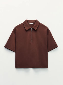 Джемпер на молнии из вискозы / Zarina