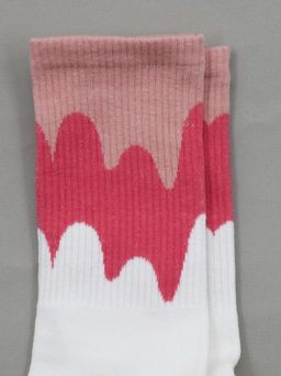 Носки р.35-40 Flow paints Красно-белые - Krumpy фото 2