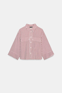 CAMISA RAYAS CON LINO / rayas - Zara фото 7