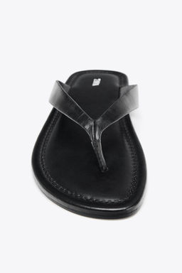 FLAT LEATHER SANDALS - Zara фото 4
