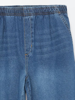 Beli Lastikli Rahat Kal?p Erkek ?ocuk Jean Pantolon