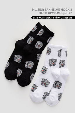 Носки мужские Драматик кот - Berchelli фото 2