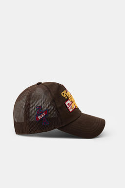 TWILL MESH CAP WITH EMBROIDERY AND PATCHES - Zara фото 5