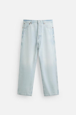 RELAXED STRAIGHT-LEG JEANS - Zara фото 11