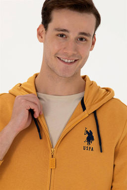U. S. Polo Assn / Мужской горчичный свитшот - U.s. polo assn фото 2