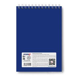 Б134 Светоч Блокнот на гребне для конференции, A5 60 л. 4 шт. клетка Для конференции синий 01265  фото 3