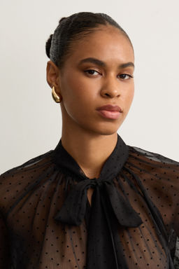 Блуза из шифона в горох - Mollis фото 2