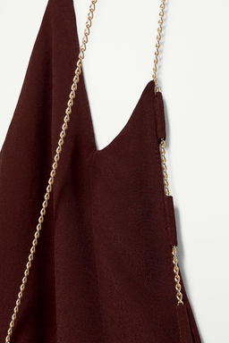 CAMISOLE DRESS WITH CHAIN - THE ITEM ZARA WOMAN  фото 7